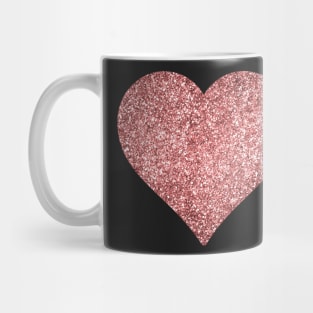 Rose gold heart Mug